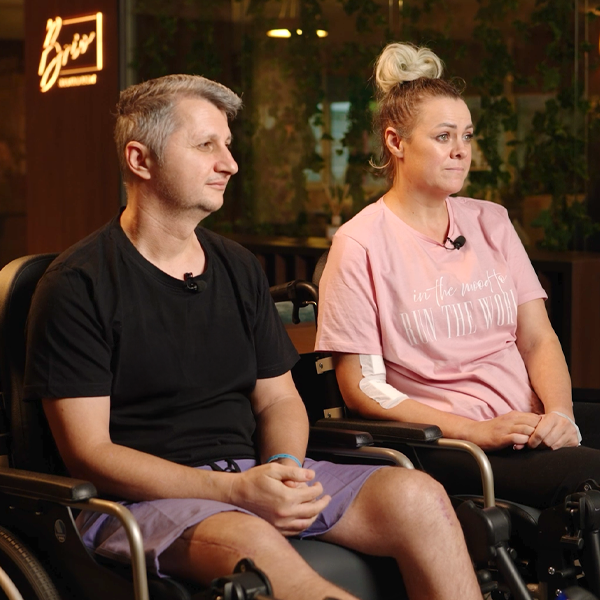 Tatiana și Mihai, recuperare post accident auto